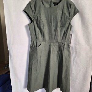 NWT Tribal Olive Cap SleveDress